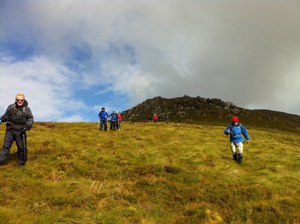 hillwalking on achill island